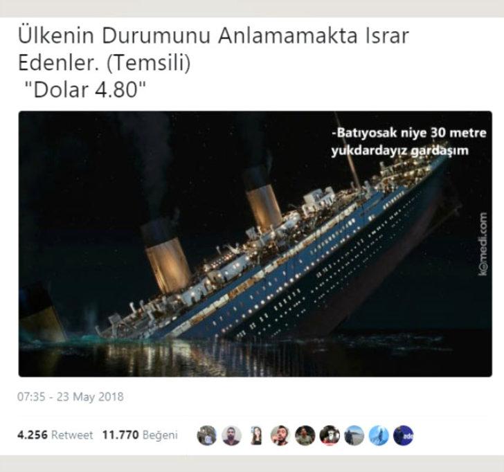 Dolar fırladı, sosyal medya böyle sallandı G1