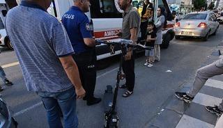 Yola d&ouml;k&uuml;len yağ kazaya sebep oldu: 1 yaralı