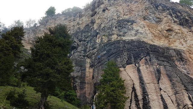 Doğankaya Dağı, yeni rotalarla kaya tırmanışçılarının gözdesi