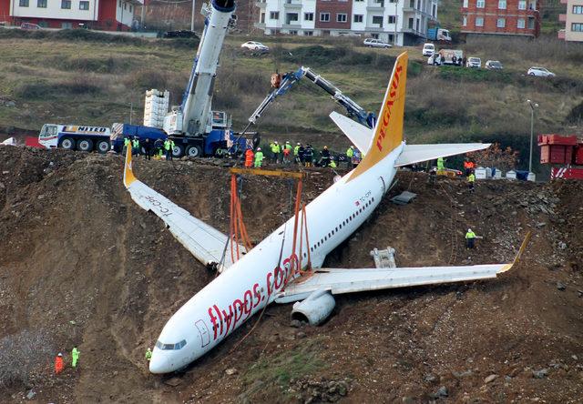 Trabzon'da pistten çıkan uçak, kütüphane yapılmak isteniyor