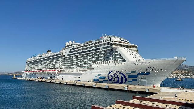 Bodrum'a Aroya kruvaziyeriyle 1489 turist geldi