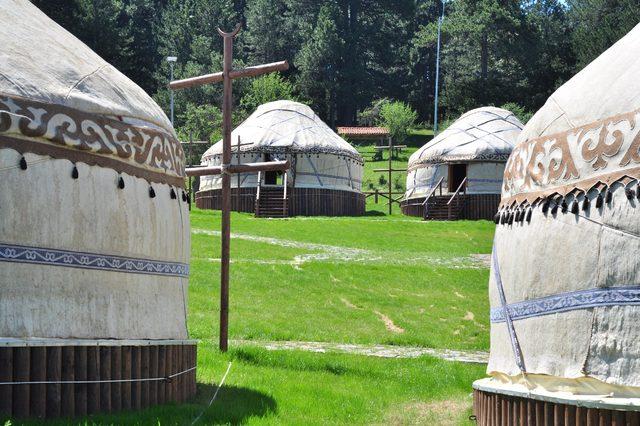 Kocayayla ya 5 bin kilometre uzaklıktan otağ getirildi 3