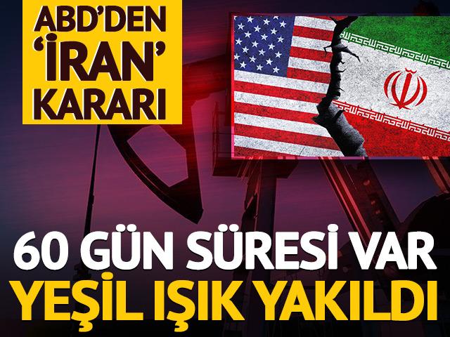 ABD'den 'petrol' kararı