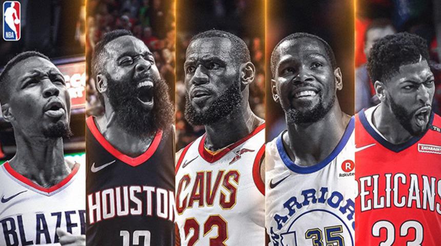 NBA'de sezonun en iyi 5'i açıklandı!
