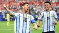 Arjantin Avusturya'y� Messi'nin golleriyle devirdi!