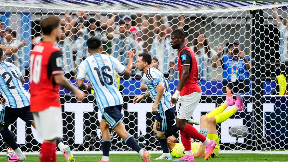 Arjantin Avusturya'yı Messi'nin golleriyle devirdi!