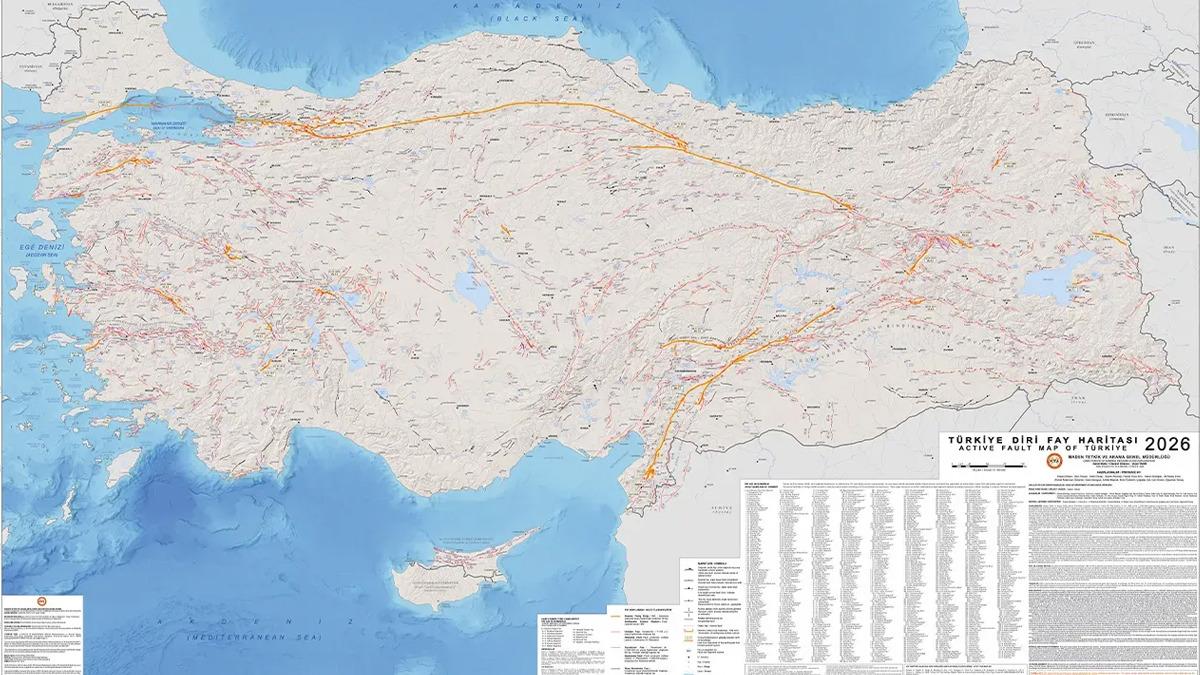 MTA verileri güncelledi, tedirginlik arttı! Bektaş tan Diri fay haritası açıklaması 1