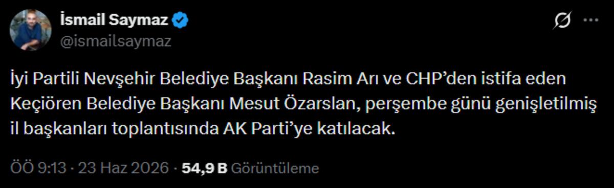 AK Parti de transfer trafiği hızlandı: 2 yeni belediye başkanı! Kulisler alev alev 1