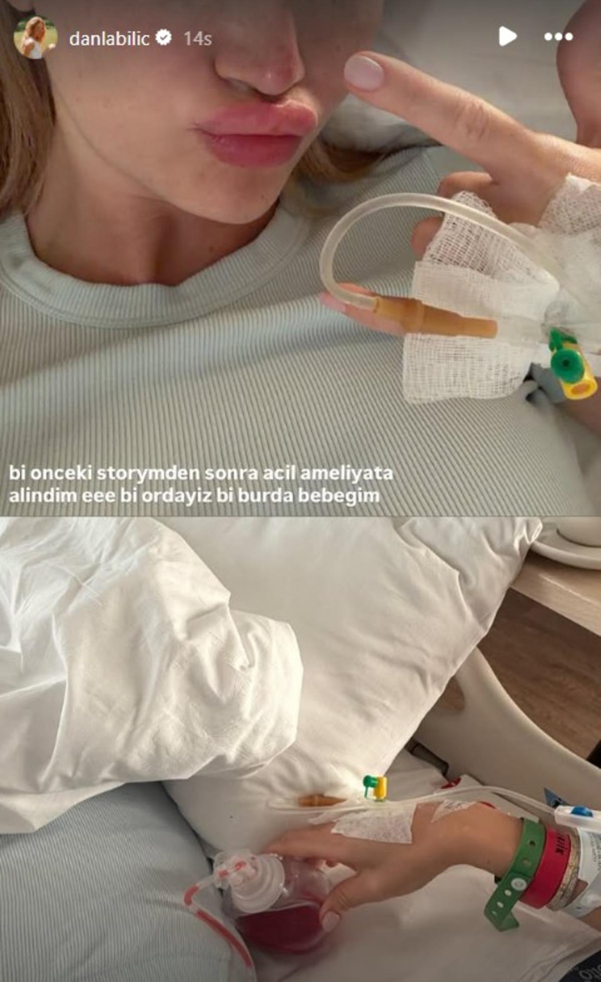 Danla Bilic apar topar ameliyata alındı! Açıklama geldi... 2