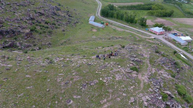 Kayıp büyükbaş hayvanlar, drone kullanılarak bulundu