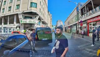 Yol verme kavgasında tehdit! 'Boks&ouml;r&uuml;m &ccedil;eneni kırarım'
