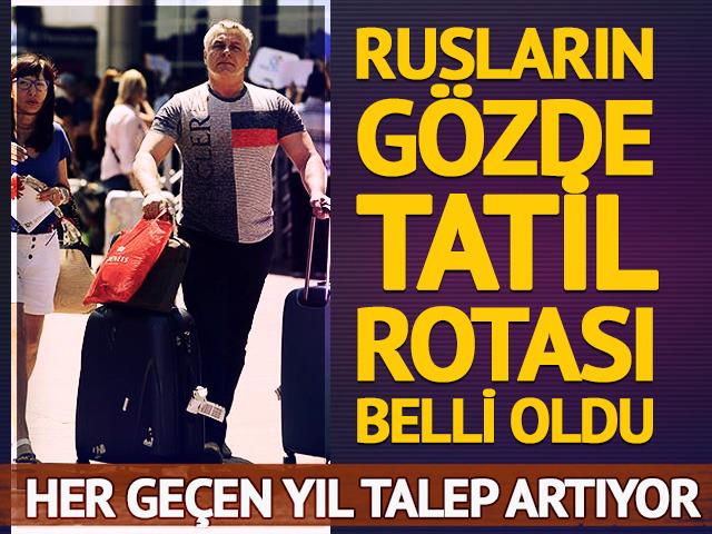 Rus turistlerin favori tatil adresi konumunu koruyor
