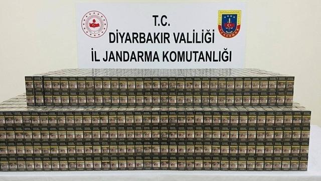 Diyarbakır’da 14 bin 988 paket kaçak sigara ele geçirildi