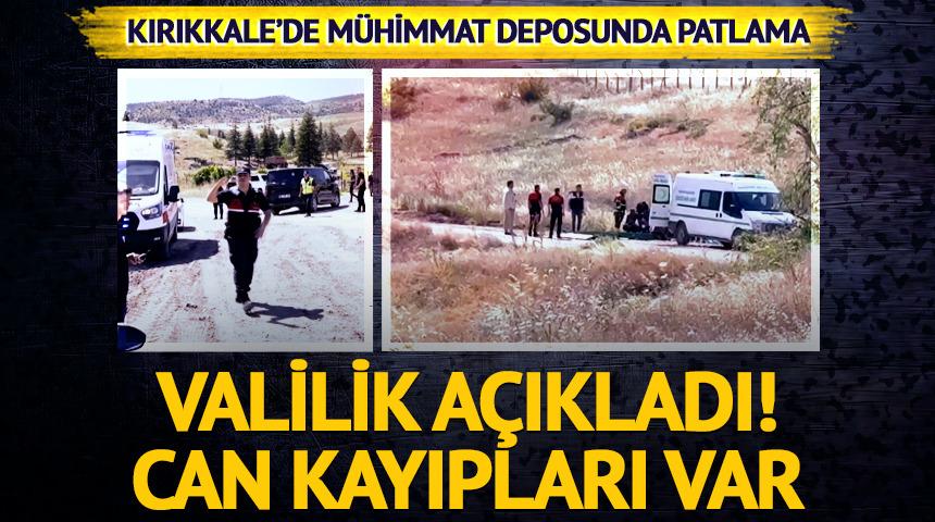 Kırıkkale'de m&uuml;himmat deposunda patlama! 2 personel vefat etti