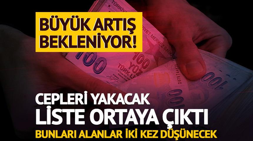 2027'de cep yakacak liste belli oldu: B&uuml;y&uuml;k artış bekleniyor