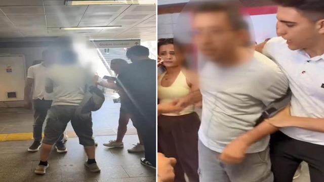 Şişli’de metrobüs istasyonunda gizlice kadın fotoğrafı çeken şüpheliye vatandaş müdahale etti