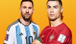 Ronaldo'dan Messi'ye tarihi yanıt! D&uuml;nya o anı konuşuyor