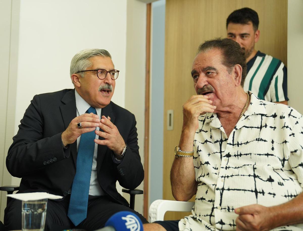 AK Parti Genel Başkan Yardımcısı Yayman dan İbrahim Tatlıses e ge&ccedil;miş olsun ziyareti  1