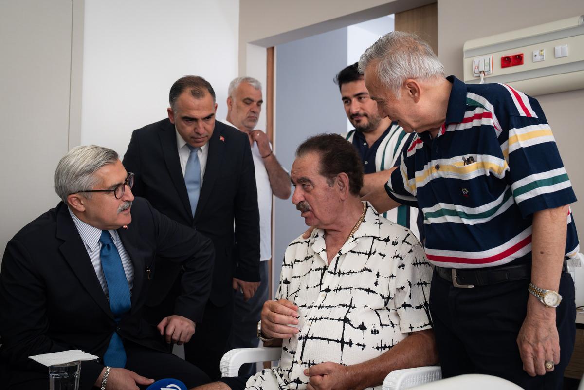 AK Parti Genel Başkan Yardımcısı Yayman dan İbrahim Tatlıses e ge&ccedil;miş olsun ziyareti  3