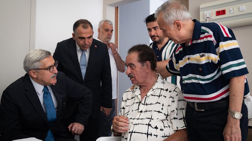 AK Parti Genel Başkan Yardımcısı Yayman'dan İbrahim Tatlıses'e ge&ccedil;miş olsun ziyareti 