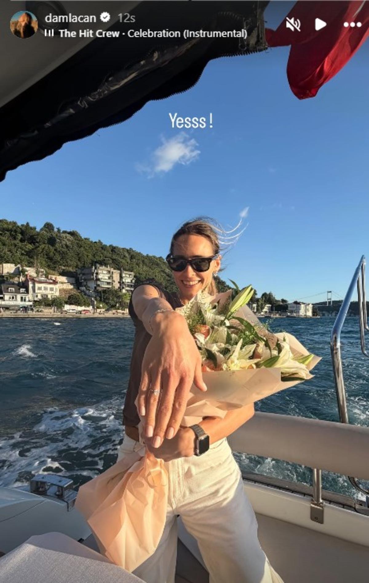 Survivor Damla Can evleniyor! Oyuncu sevgilisinden evlilik teklifi aldı 1