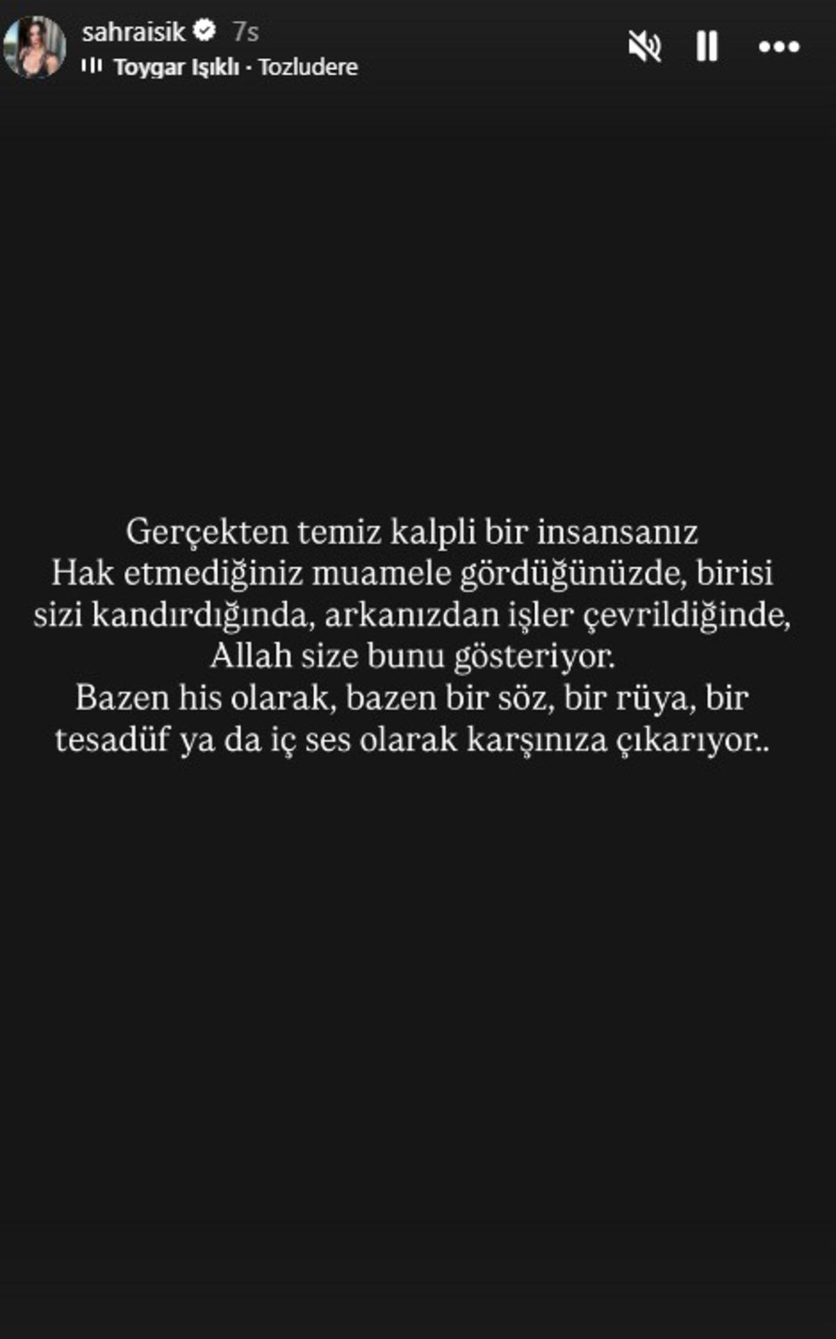 Kızılcık Şerbeti oyuncusuyla aldatıldım demişti! Sahra Işık bu defa mesajları ifşa etti 4