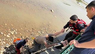 Batman &Ccedil;ayı&rsquo;nda akıntıya kapılan vatandaşı AFAD ekipleri kurtardı