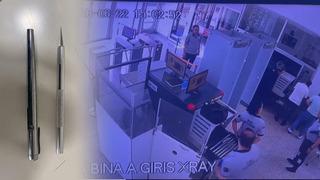 Adliyeye kalem görünümlü silahla girmeye çalıştı! İfadesinde eşini suçladı