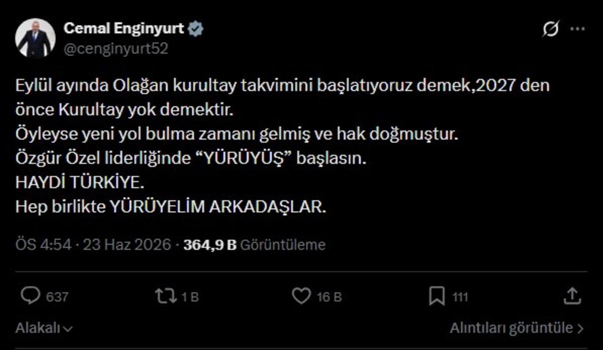 Ankara kulisleri hareketlendi! Özgür Özel in yeni partisinin adı ve logosu sızdı 3