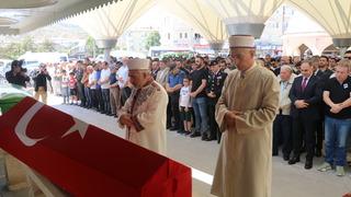 Kırıkkale'deki patlamada hayatını kaybeden Turan Göl, Çankırı'da toprağa verildi