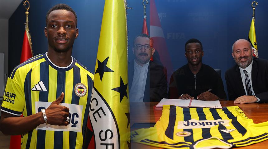 Fenerbah&ccedil;e'den 5 yıllık imza! Vedat Muriqi'nin ardından bir transfer daha: Amara Diouf resmen a&ccedil;ıklandı