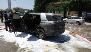 Park halindeki ara&ccedil; yangında kullanılmaz hale geldi