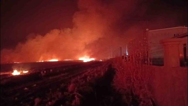 Şırnak’ta çıkan yangında 300 dönümlük alan küle döndü 2