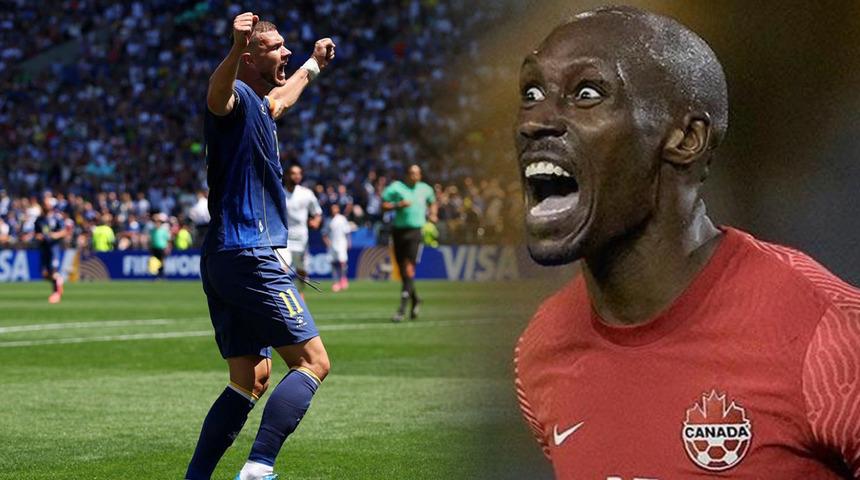40 yaşında bu adam: Dzeko! Rekoru Atiba'nın elinden alarak D&uuml;nya Kupası tarihine ge&ccedil;ti