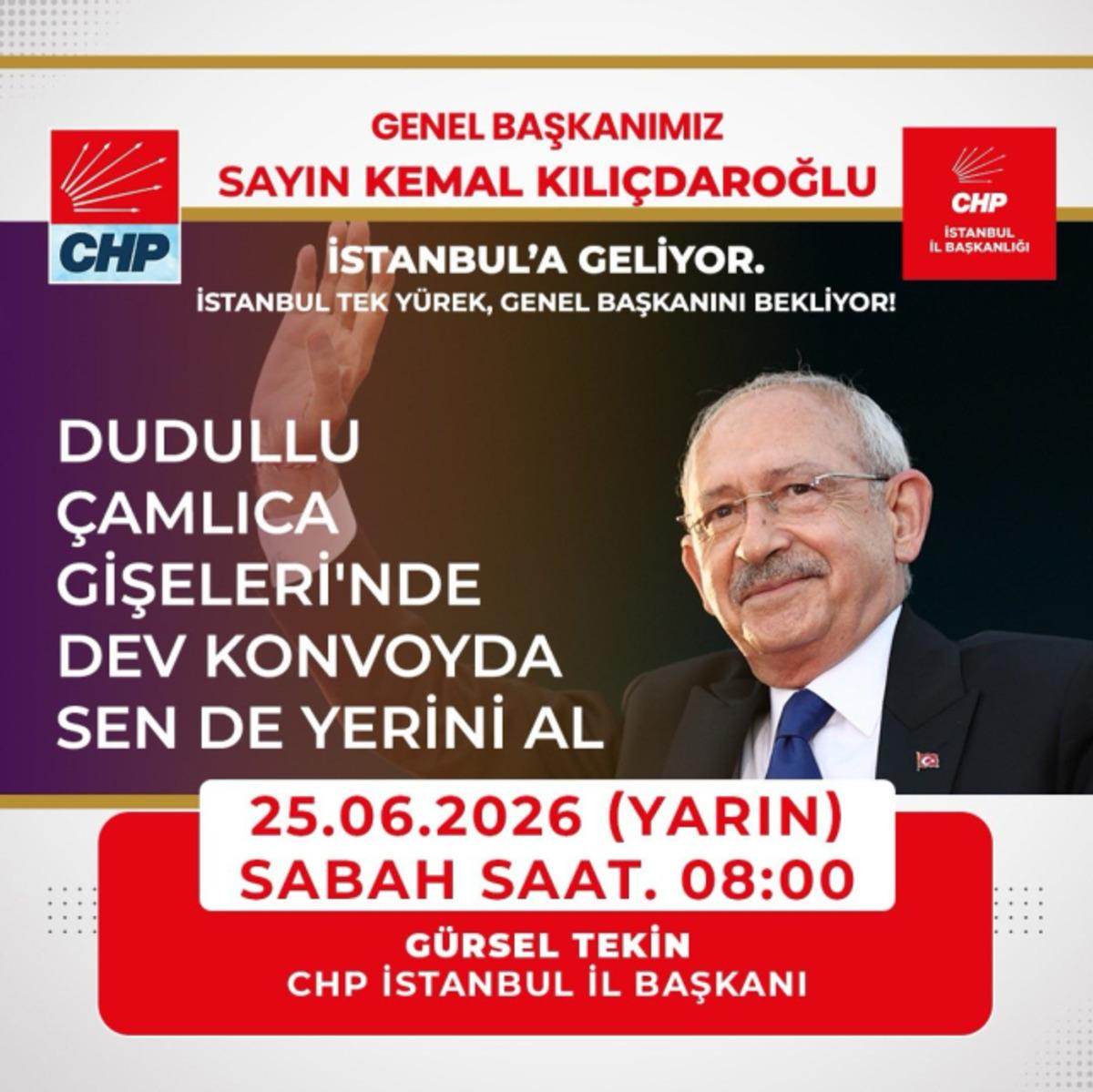 İstanbul&rsquo;a "dev" konvoyla gelecekti: Kılı&ccedil;daroğlu&rsquo;nun programı son anda iptal edildi 5
