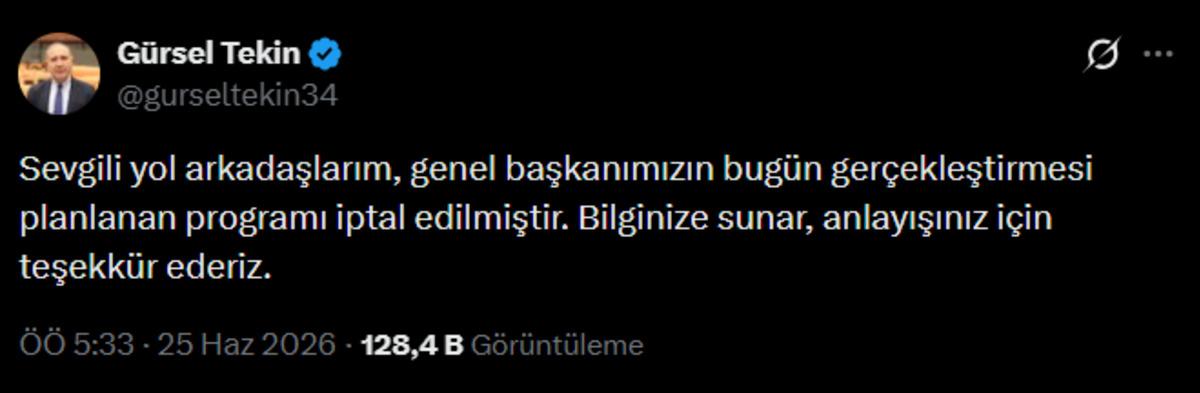 İstanbul&rsquo;a "dev" konvoyla gelecekti: Kılı&ccedil;daroğlu&rsquo;nun programı son anda iptal edildi 2