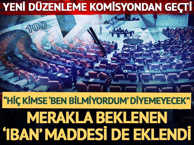 12. Yargı Paketi komisyondan ge&ccedil;ti! 'IBAN mağdurları' d&uuml;zenlemesi