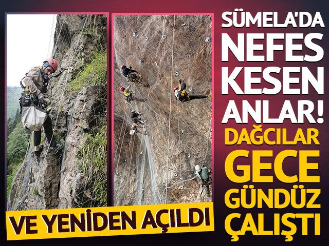 S&uuml;mela'da ilk etap &ccedil;alışmalar tamamlandı