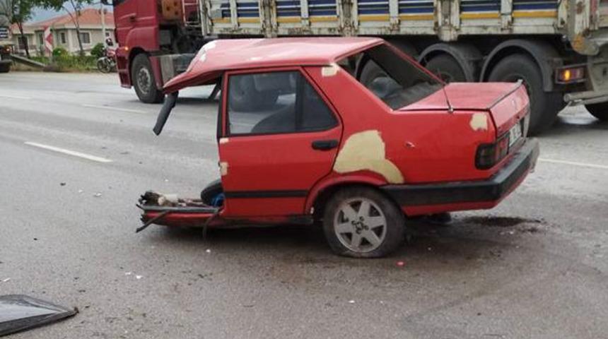 Sürücüyü gören dondu kaldı!