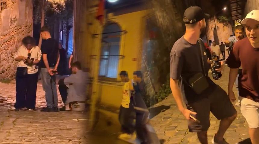 Galata&rsquo;da turist tuzağı kamerada: 'Fır&ccedil;a d&uuml;ş&uuml;rme' oyunu bu kez tutmadı!