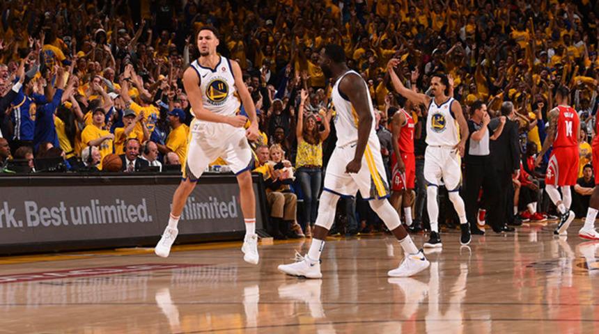Golden State, Houston'ı 115-86 yendi ve seriyi 3-3'e getirdi!