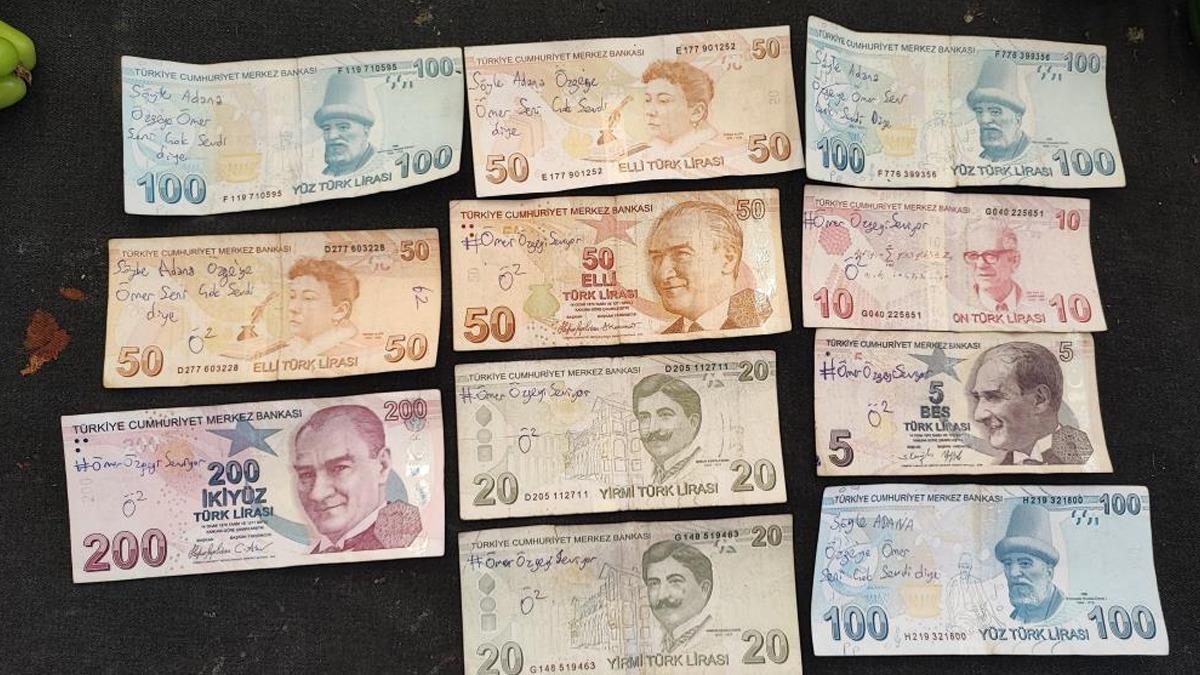 Adana bu aşıkları arıyor! Pazarda dağıtılan paralar şaşırttı 3