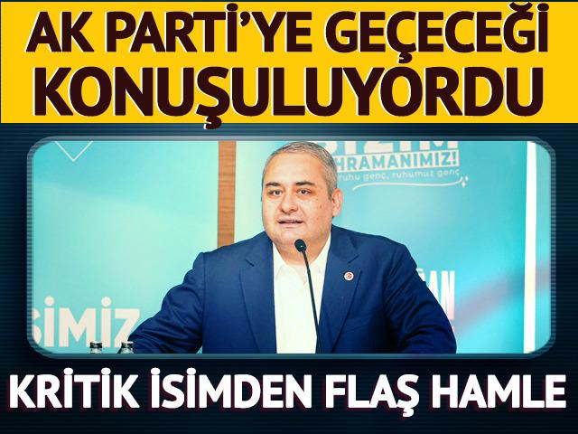 Mesut &Ouml;zarslan, AK Parti Genel Merkezi'ne geldi