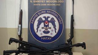 Hatay’da ruhsatsız silah operasyonu: 14 şüpheli yakalandı
