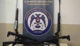 Hatay&rsquo;da ruhsatsız silah operasyonu: 14 ş&uuml;pheli yakalandı