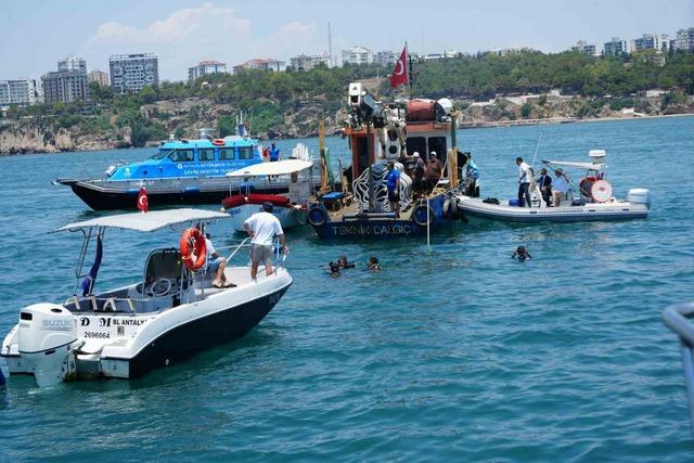 Antalya&rsquo;da 3D yazıcıyla &uuml;retilen yapay resifler denizle buluştu 2