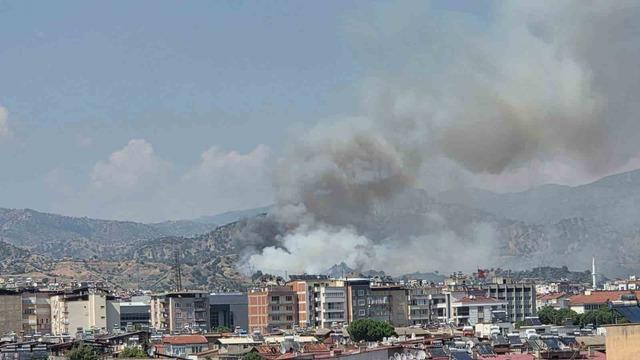 Nazilli&rsquo;de zirai alan yangını 1
