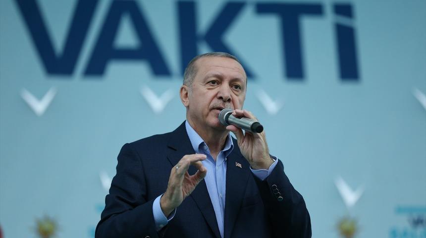 Cumhurbaşkanı Erdoğan'dan Muharrem İnce'ye proje mesajı