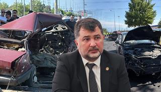 Ara&ccedil;lar pert oldu! Milletvekili Ercan &Ouml;zt&uuml;rk kaza yaptı: 1 &ouml;l&uuml;, 2 yaralı