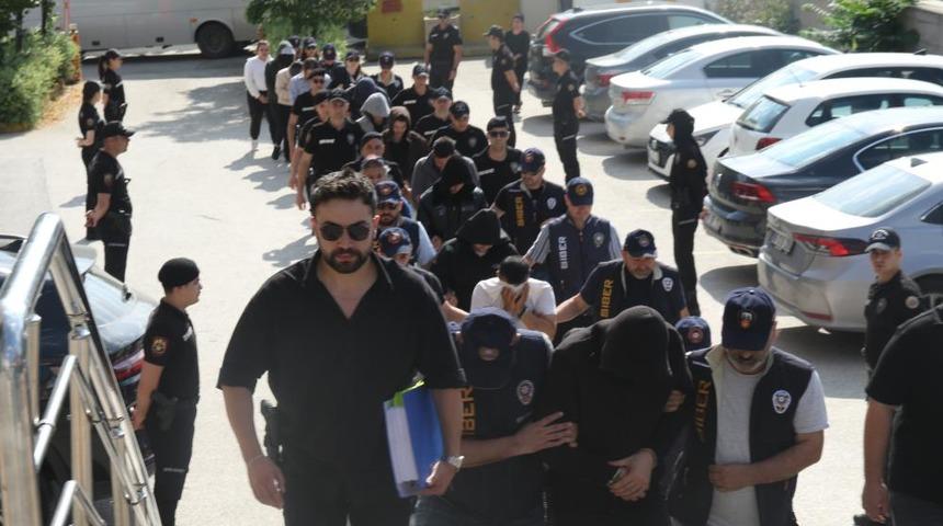 Bahis operasyonunda yakalanan 15 ş&uuml;pheli tutuklandı